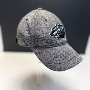 Minnesota Wild Fanatics NHL Gray Heathered Adjustable Strapback Baseball Hat Cap